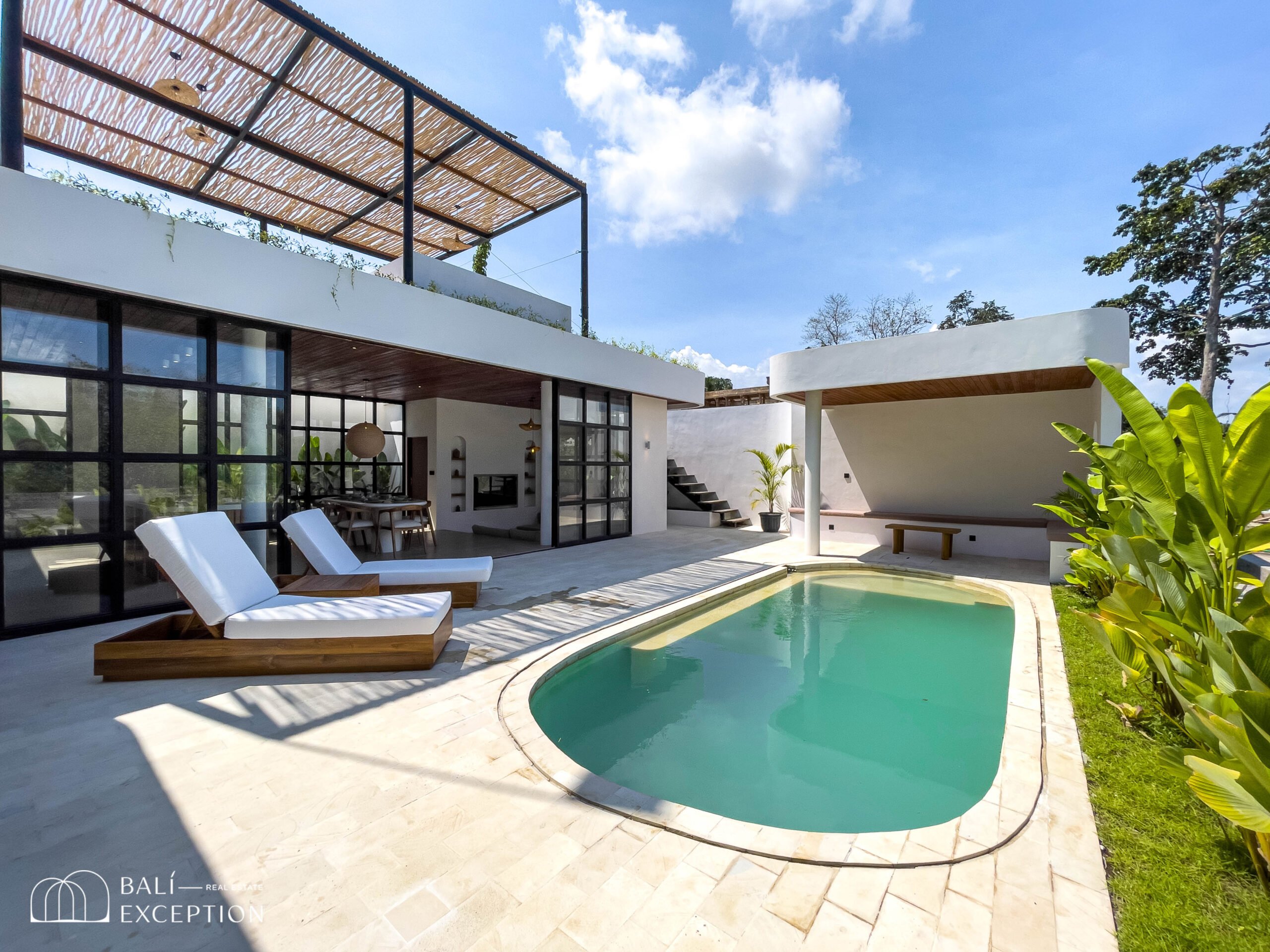 JUNGLE VIEW 2 BEDROOM VILLAS FOR SALE LEASEHOLD IN UBUD BE-1177 